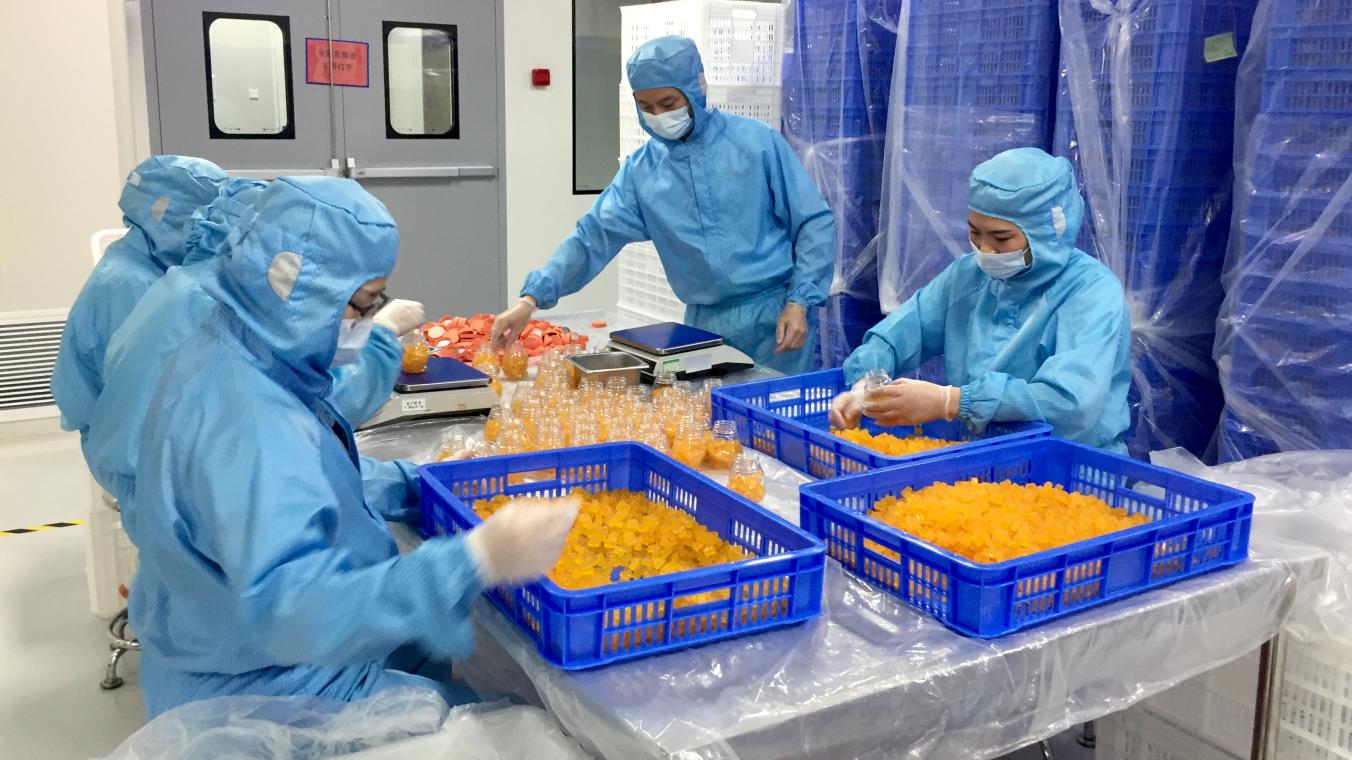 Production Packing Line Assembly at Eik Health Factory