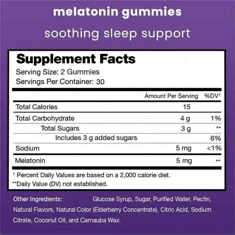 Melatonin Gummies Detail 2