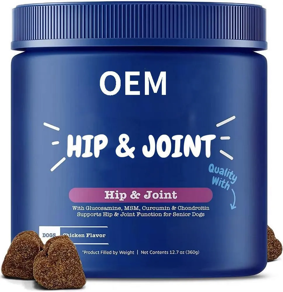 Natural Hip and Joint Supplement Chews for Pet Health Care Soft Chews