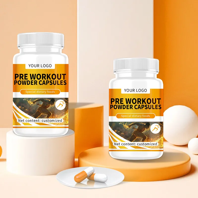 OEM Pre Workout Powder Capsule Nutritional Supplement to Enhance Athletic Performance Manufacturer