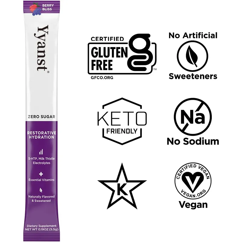 OEM Clean Recovery Hydration Liver Protection Milk Thistle 5-Htp Electrolyte Powder