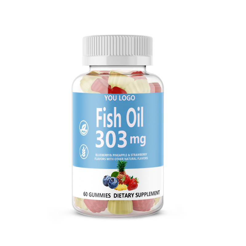 High Quality Fish Oil Supplement OEM Omega 3 Fish Oil Gummies