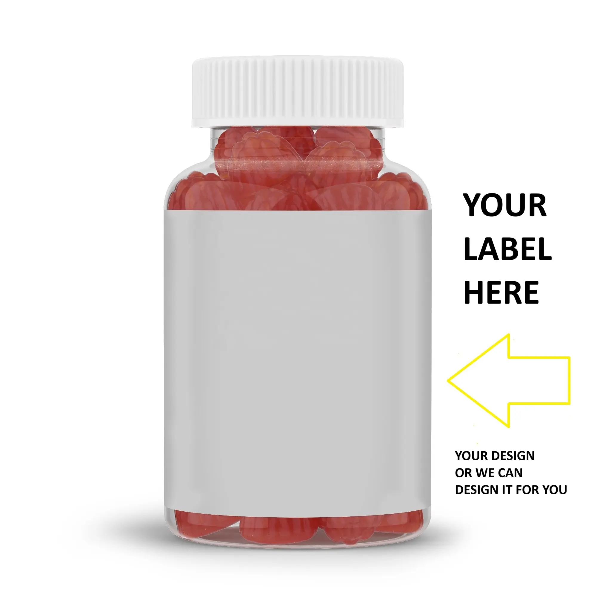 Private Label Nutritious EPA DHA Omega-3 Fish Oil Gummies Orange Fish Shape Brain Health Positive Mood Kids' Supplement 2