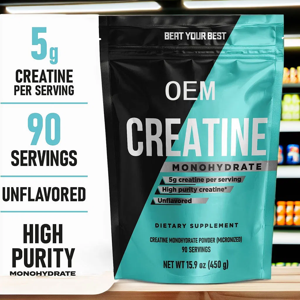 Pure Creatine Monohydrate Powder Pre Workout Factory Bulk