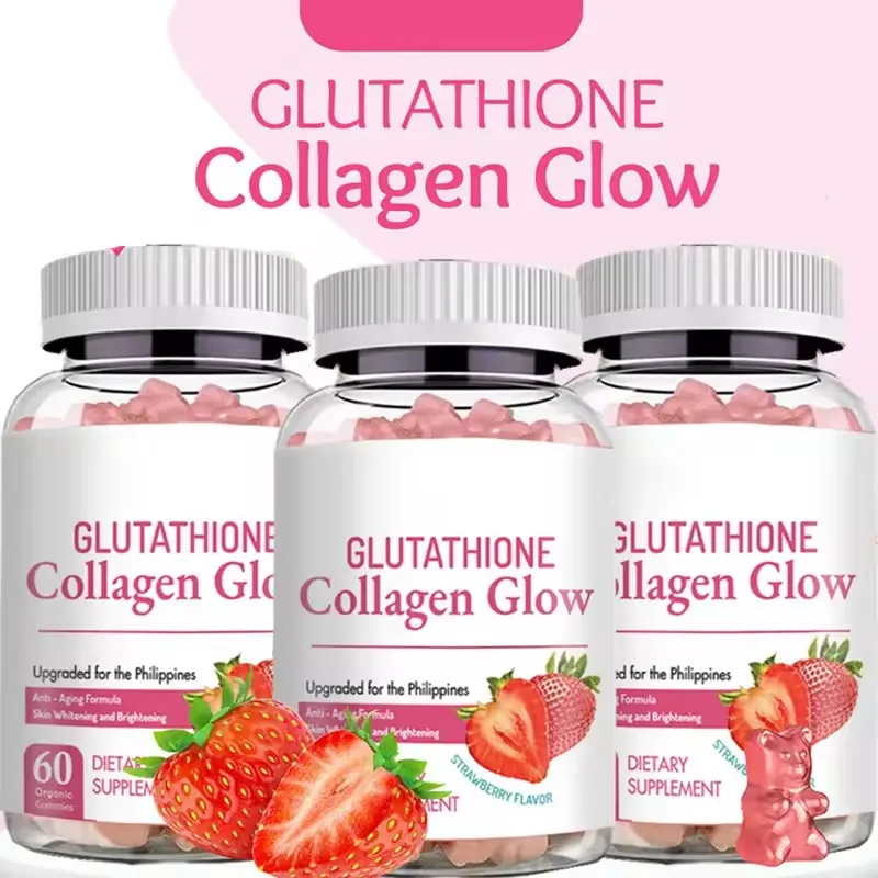 Olli Nature Glow Collagen Gummies Support Boost Immunity Skin Whitening