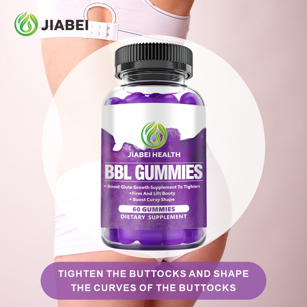 OEM Factory's Natural Herbal Dietary Fiber Supplements Big Butt Butt Lift Gummies Adult Women BBL Gummy