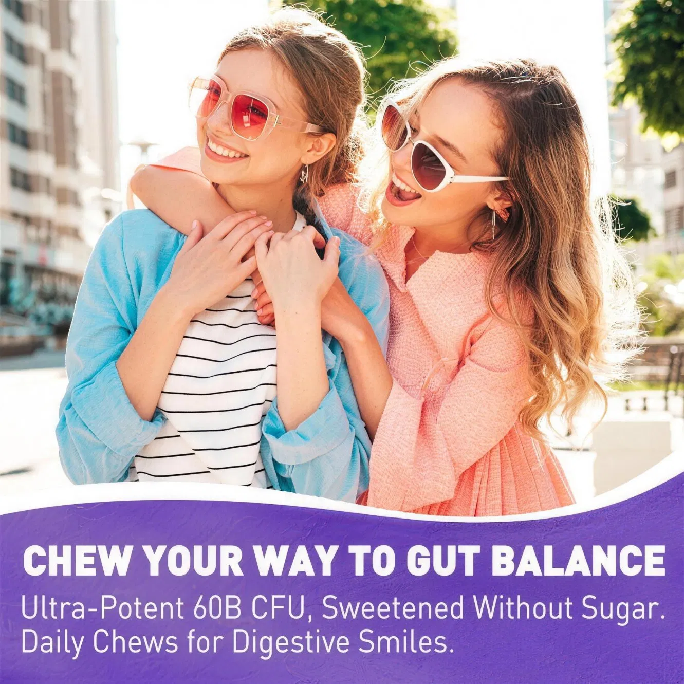 Organic Probiotic Gummies 60 Billion Cfu for Women Men &amp; Kids
