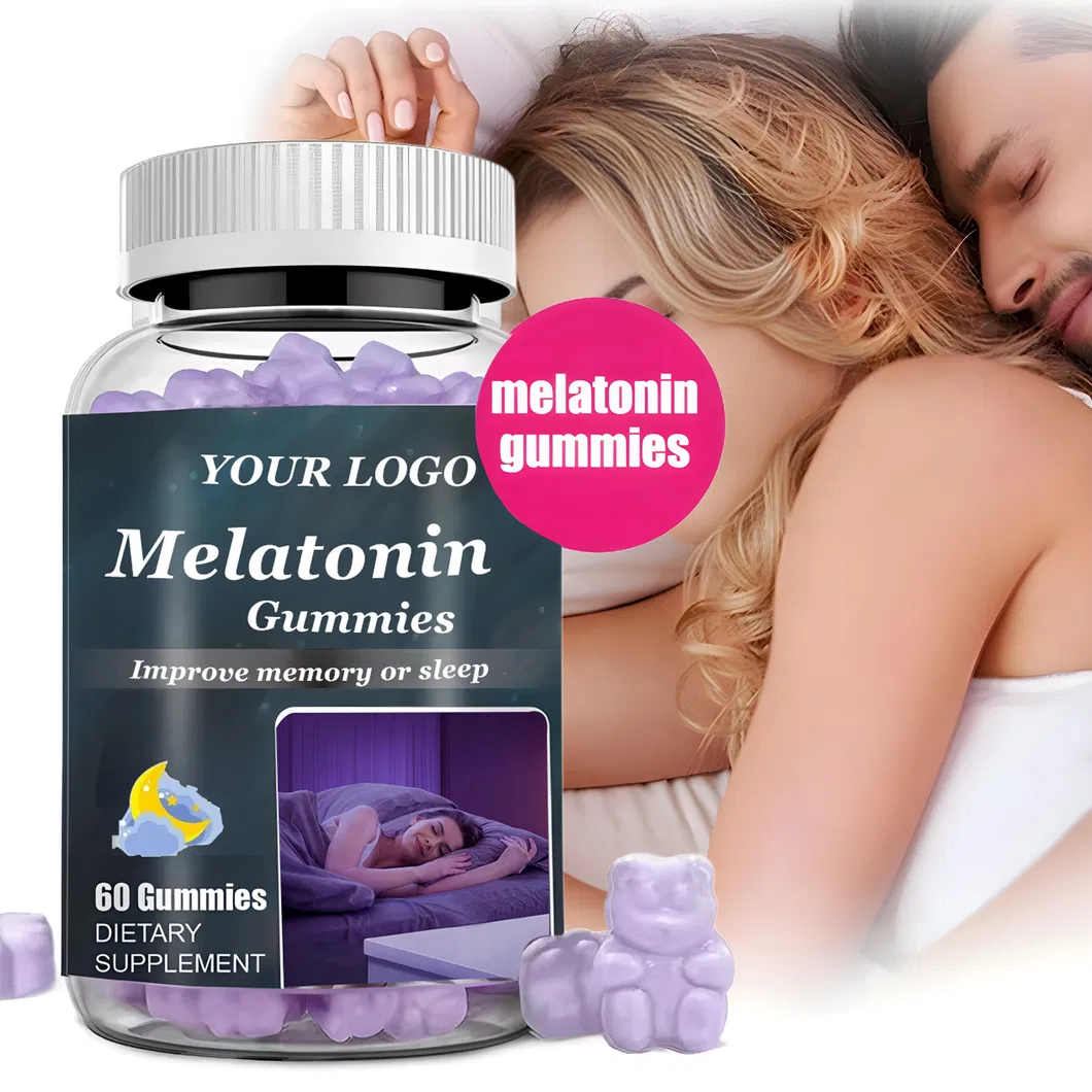 OEM/ODM Manufacturer Sleep Aid Gummies Candy Vegetarian Candy Food Supplement Vitamin B6 Melatonin Bear Gummy for Kids