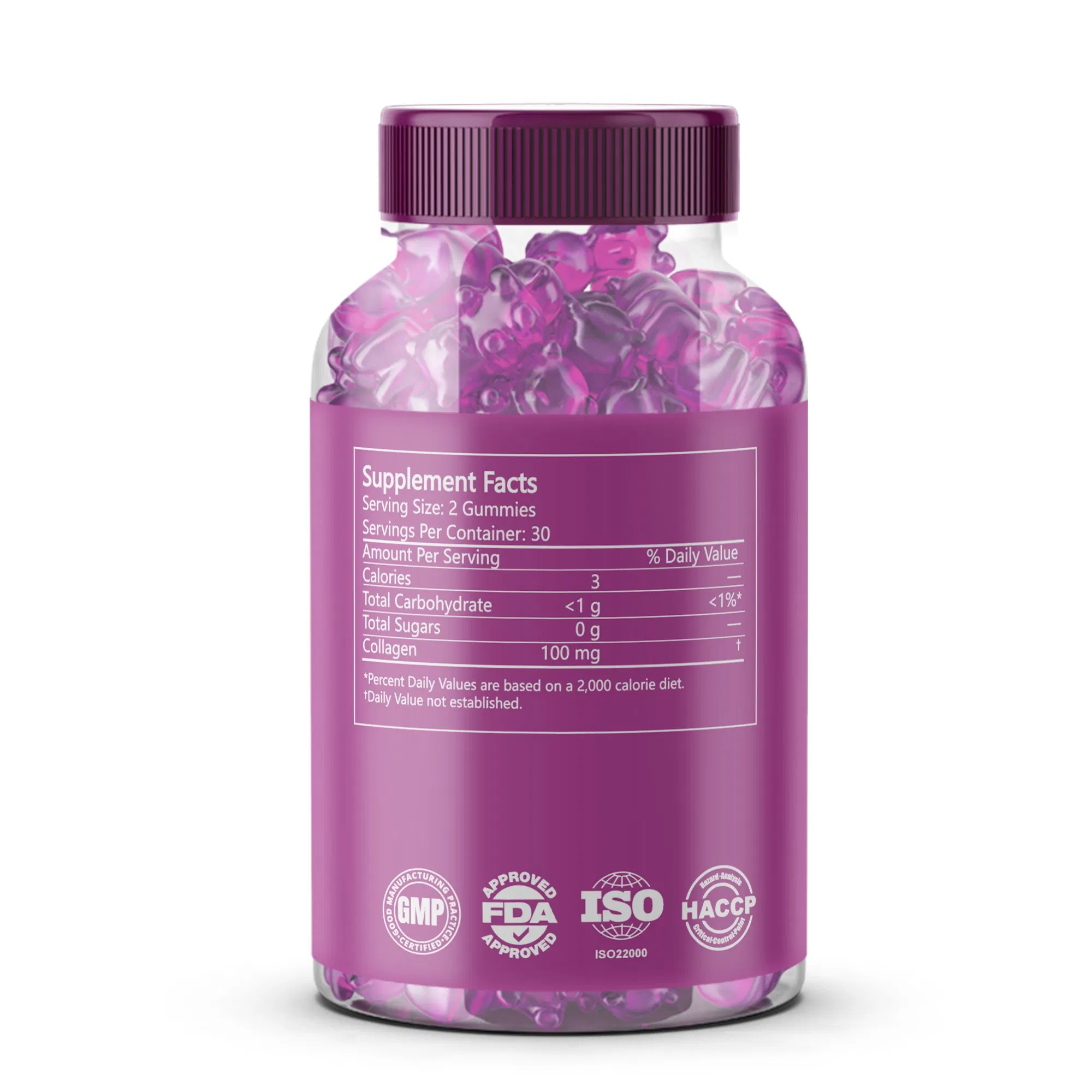 Collagen Gummies for Skin Hair Nails Anti Aging Beauty Supplement