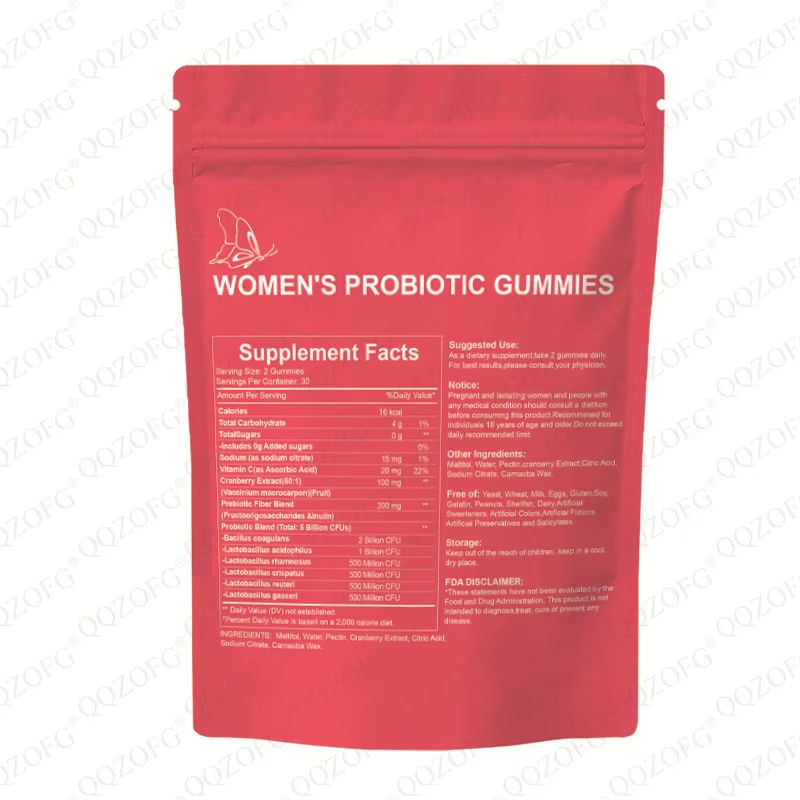 Advanced 3 in 1 Women Probiotic Gummies Women's Probiotics Gummy Cranberry Probiotic Gummies