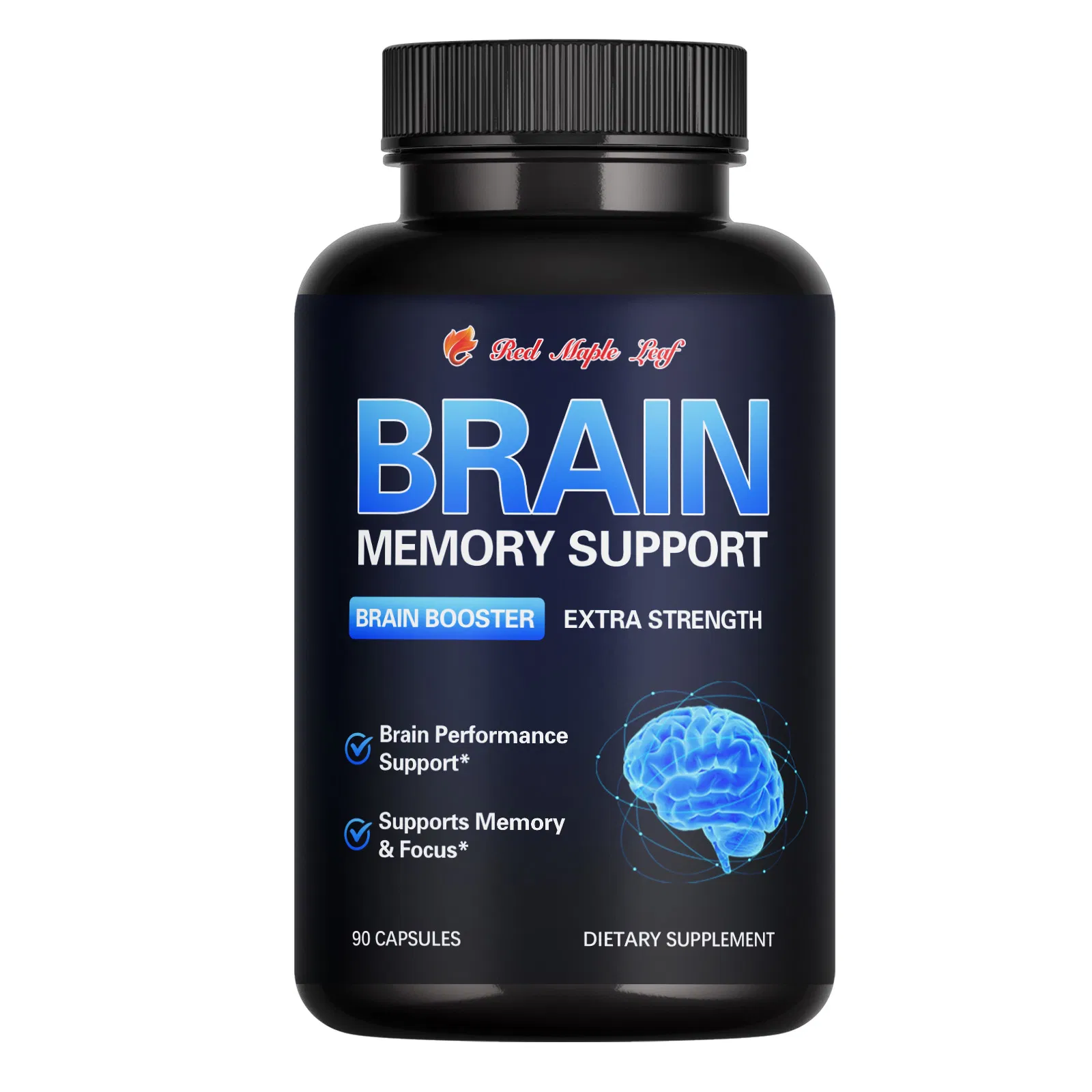 OEM Cognitive Function Supplement, Folate &amp; Magnesium - Combats Brain Fog &amp; Mental Fatigue