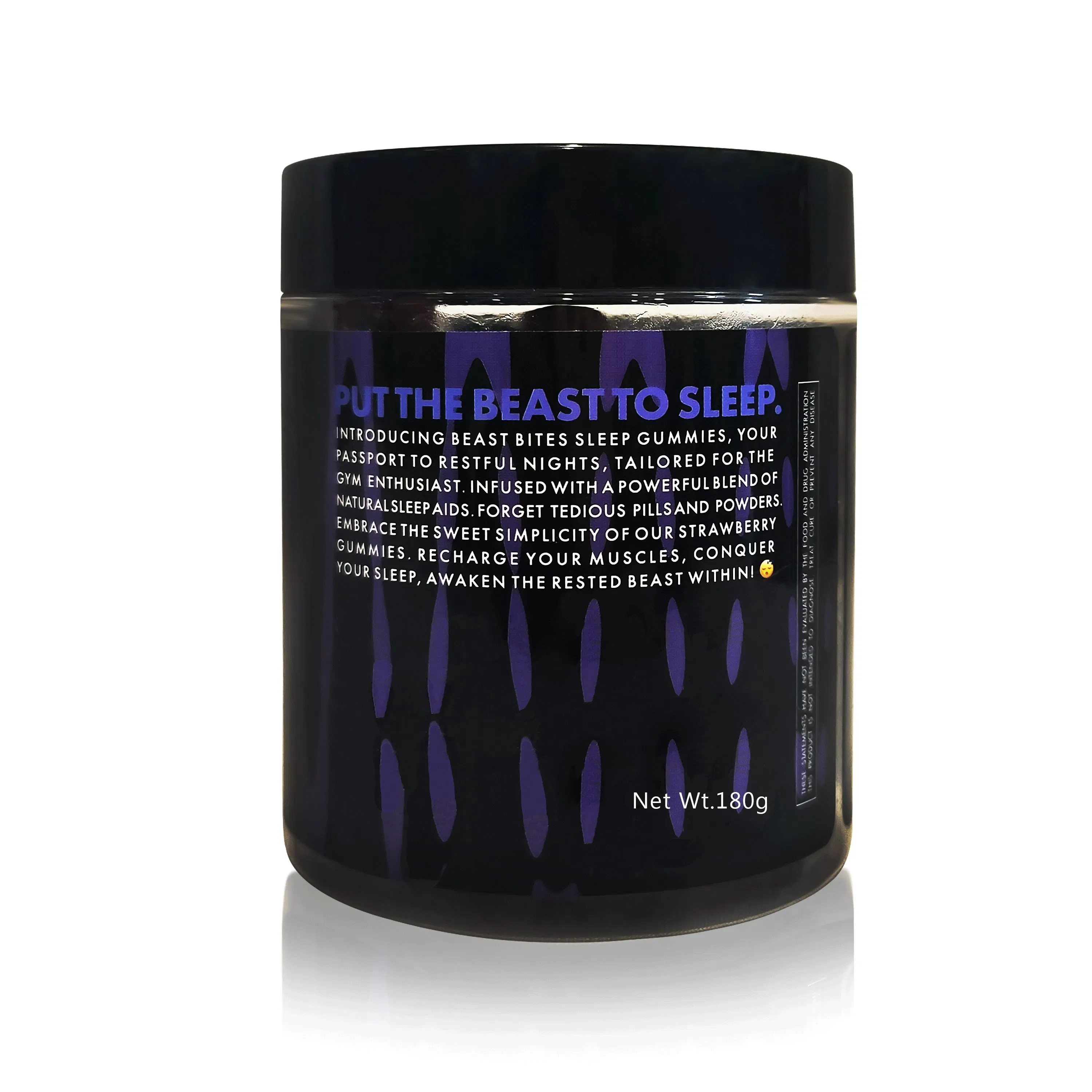 Private Label Sleep Gummy 3mg Melatonin, L-Theanine, Chamomile Sleep Aid Gummies Magnesium Supplement