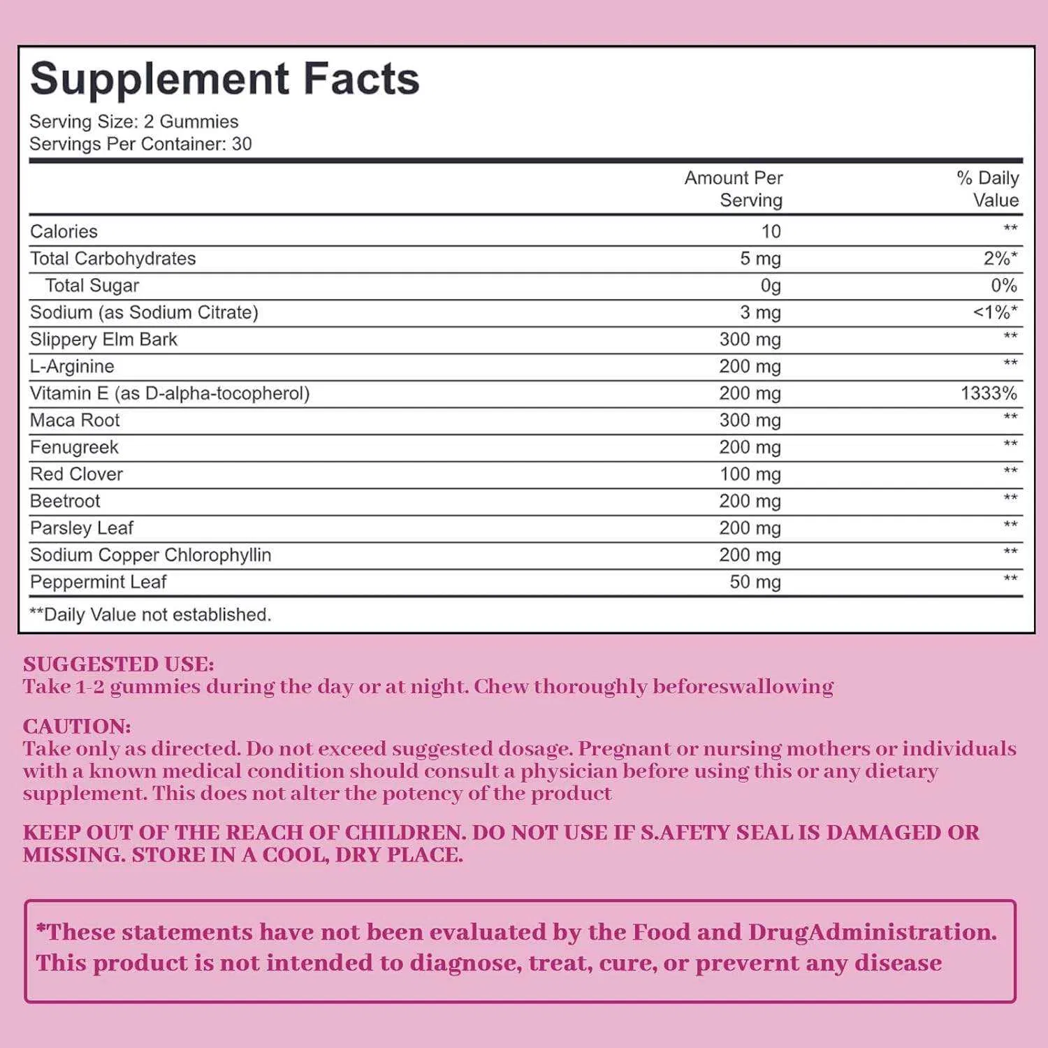 Organic Vegan Pheromone Gummies for Enhanced Immunity Support
