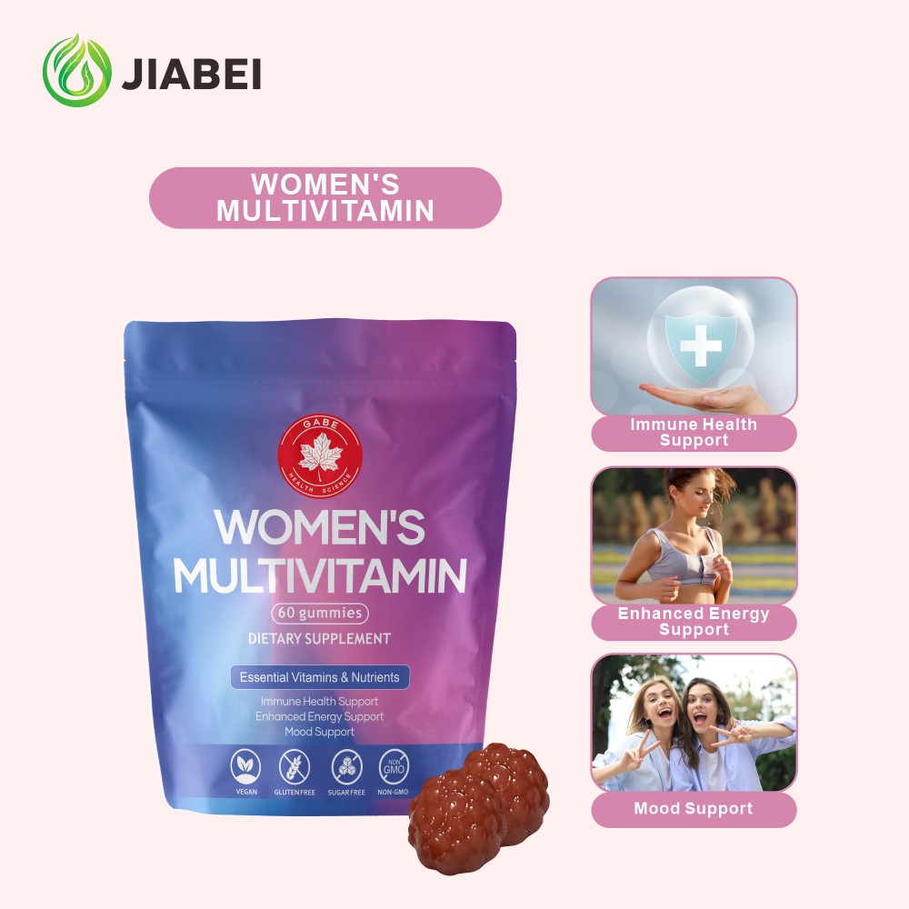 OEM Vitamin Manufacturer Direct Sales WOMEN MULTIVITAMIN Gummy Enhanced Energy and Emotional Support for Adults