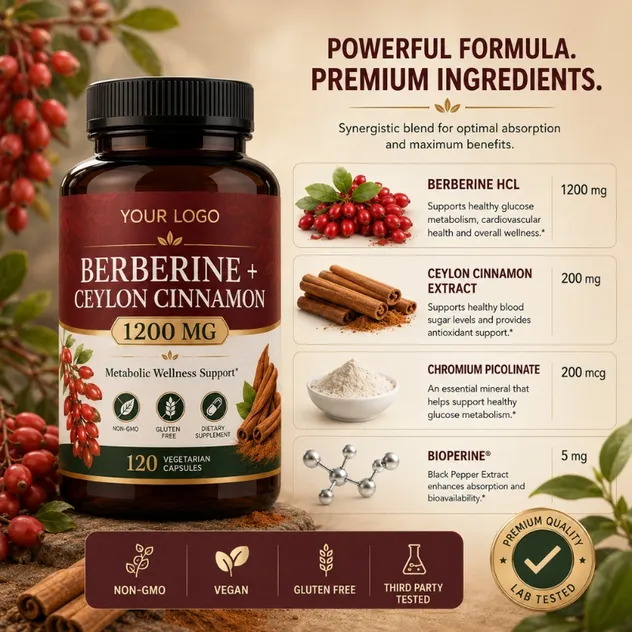 Private Label Pure Organic Tart Cherry Vegan Capsules Joint Health Dietary Supplement