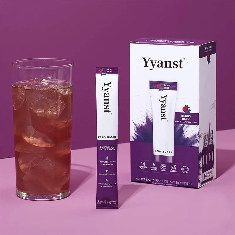 OEM Clean Recovery Hydration Liver Protection Milk Thistle 5-Htp Electrolyte Powder