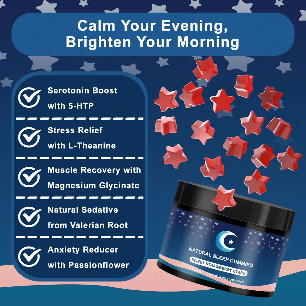 OEM Private Label Nighttime Sleep Aid Natural Melatonin Gummies Details