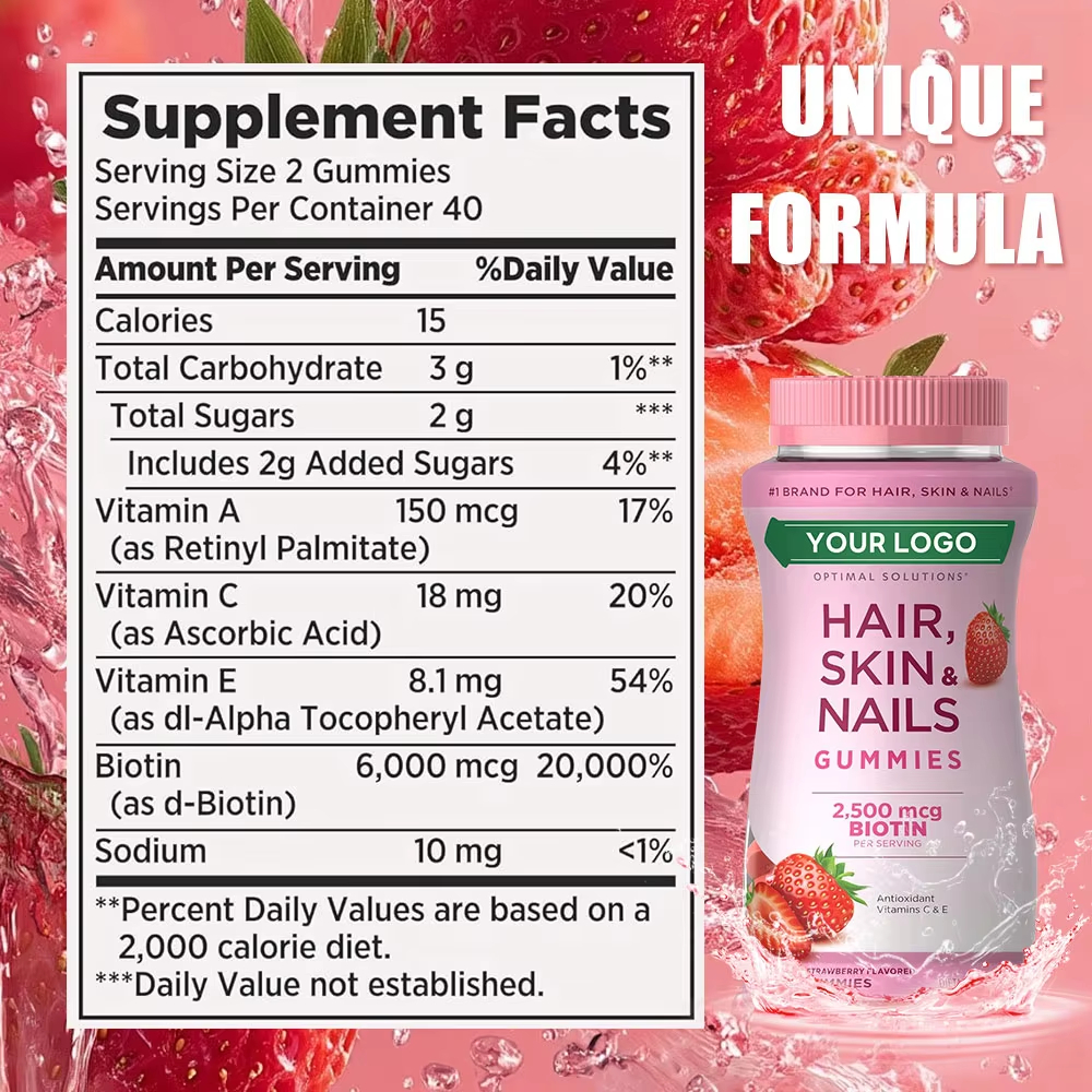Natural High-quality Women's Multivitamin A&amp;C Gummies Adult Whitening and Brightening Gummies With Vitamins Immune Support
