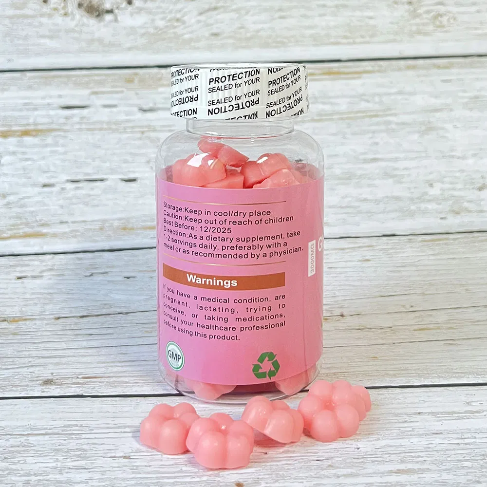 Self-Branded Brightening Skin Tone Probiotic Gummies Whitening Dietary Supplement Melatonin Skin Whitening Gummy