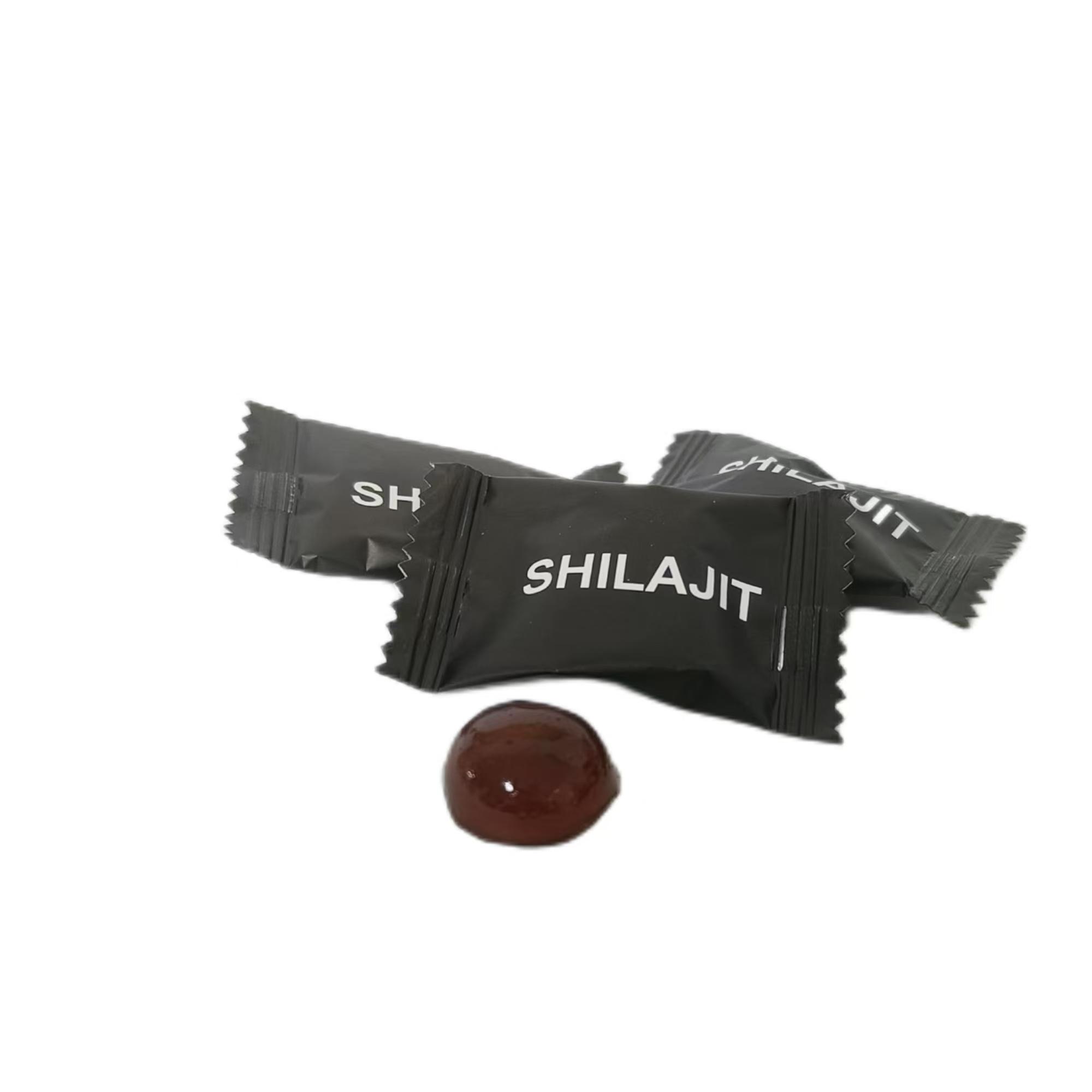Gold Shilajit Gummy Candy Dietary Fiber Pure Himalayan Organic Shilajit Fudge Healthcare Supplement Shilajit Gummies