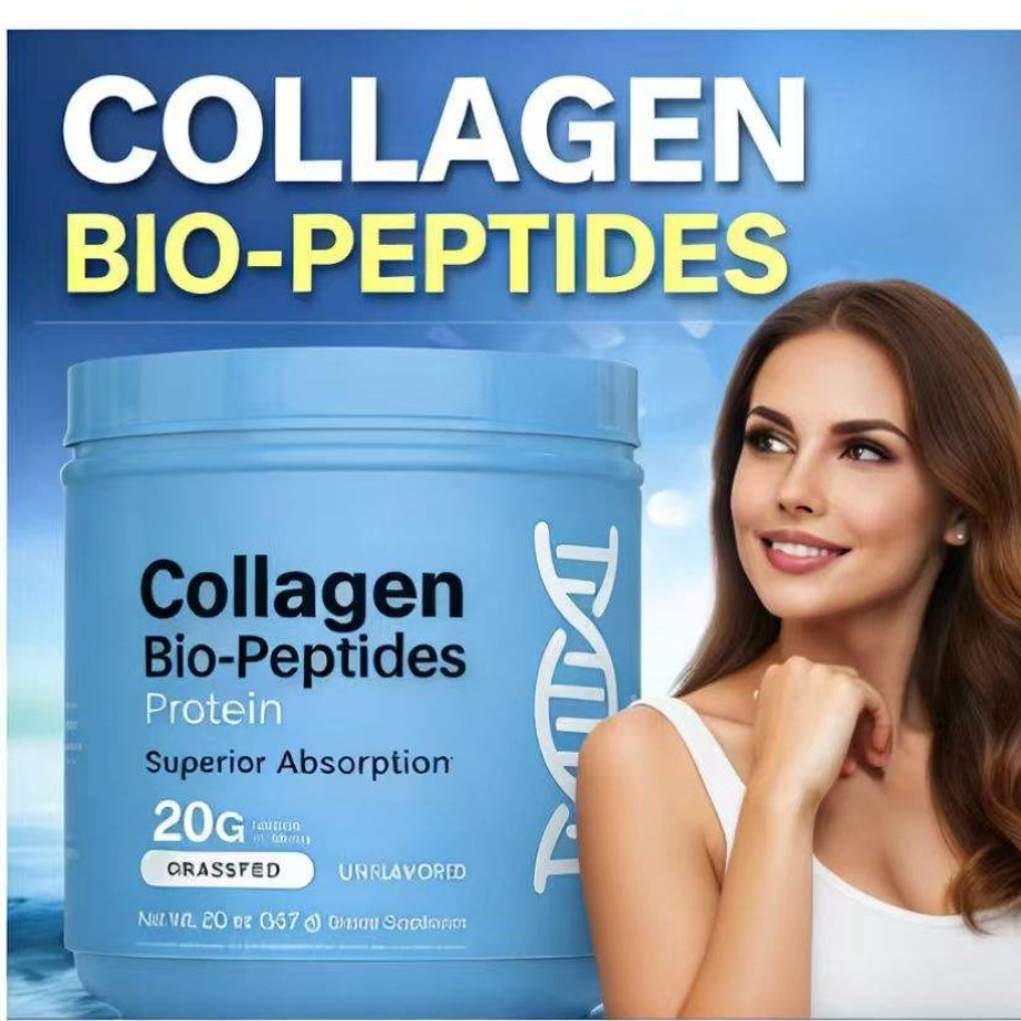 Bio-Peptides Protein Collagen Powder Hydrolyzed Collagen Peptides Supplement for Skin Hair