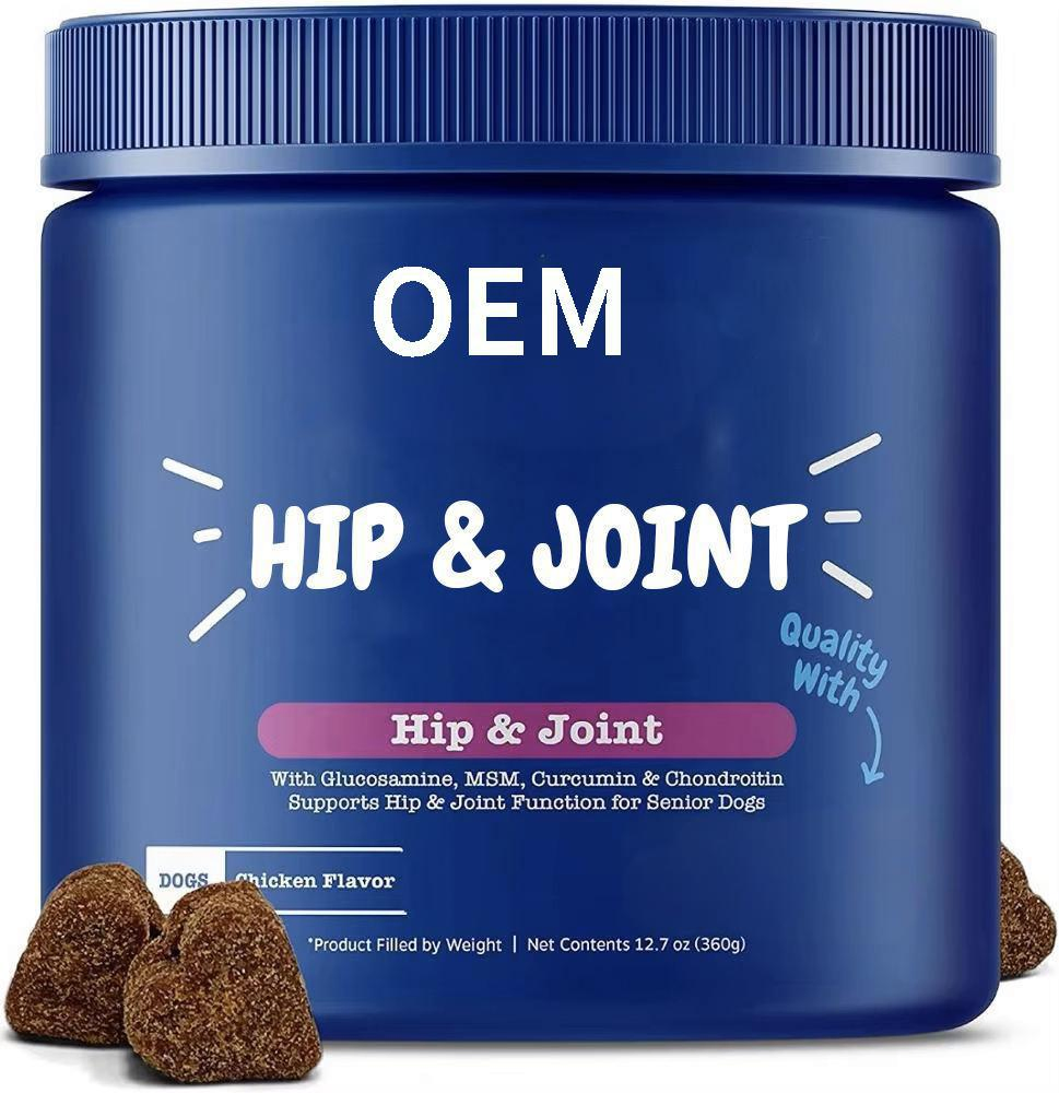 Natural Hip and Joint Supplement Chews for Pet Health Care Soft Chews