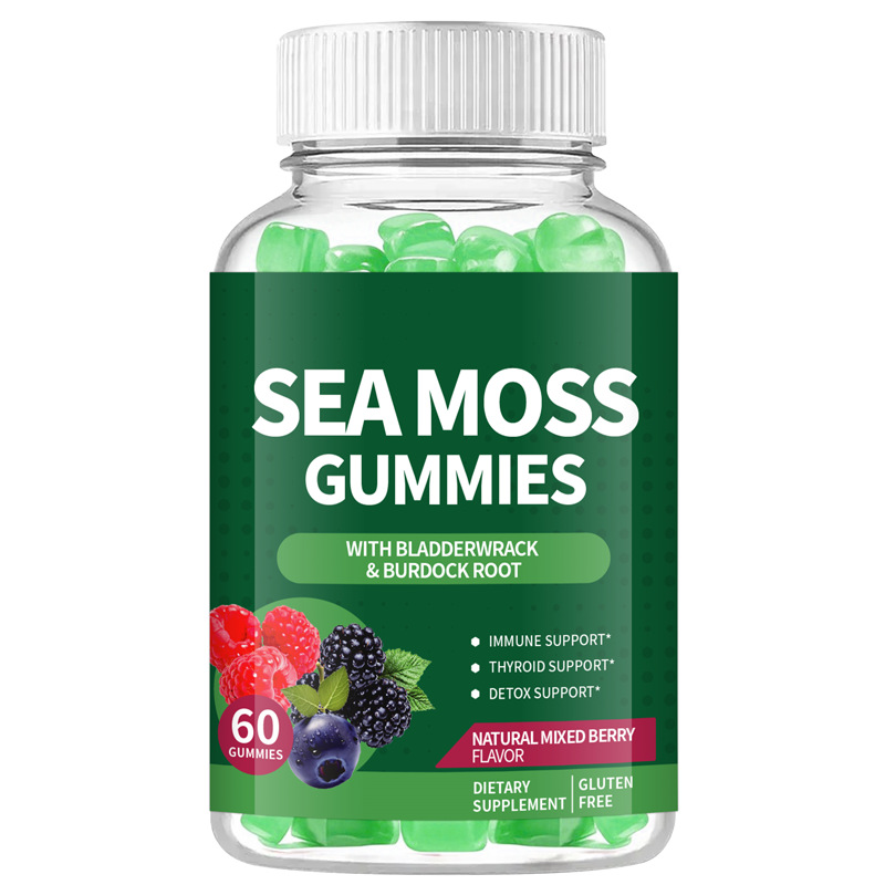 OEM High Quality Sea Moss Multivitamin Seaweed Gummy Supplements