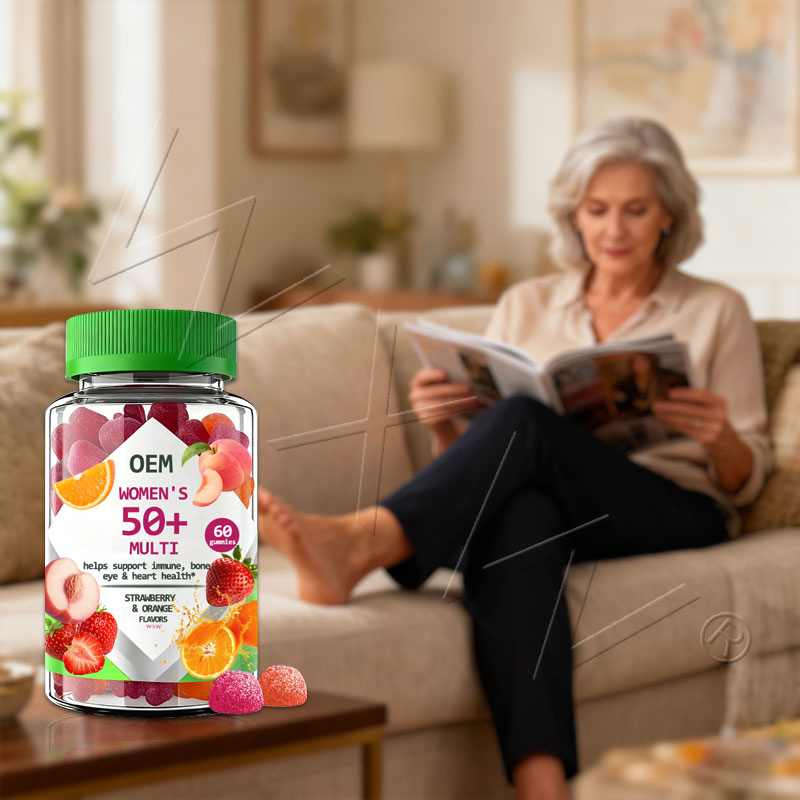Custom Daily Women's Multivitamin Gummies with Probiotics for Immune Support