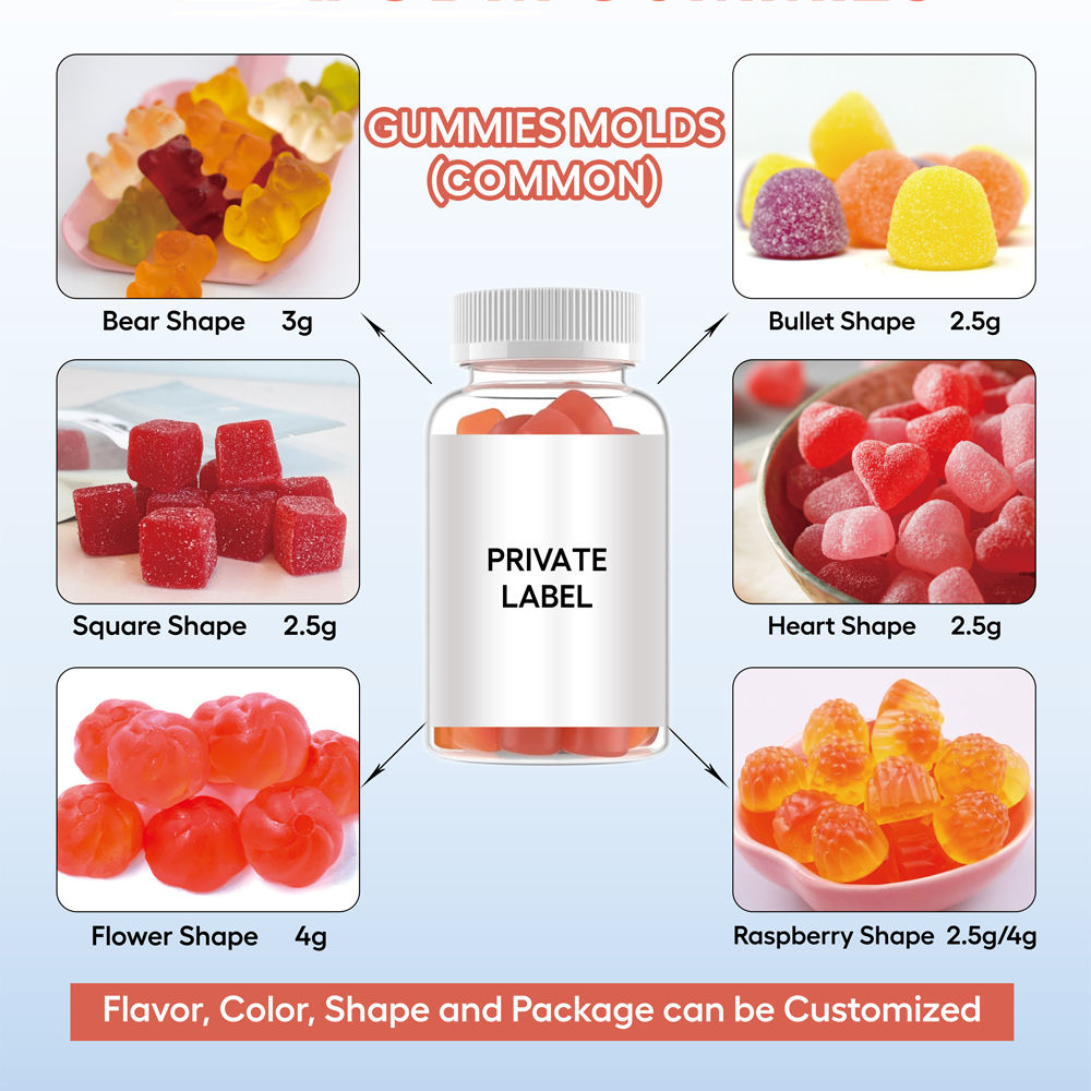 Skin Whitening Collagen Vitamin C Gummies Immune Support Booster Supplement Vitamine C Gummy Vitamins with Zinc