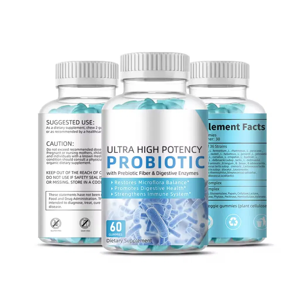 Olli Premium Ultra High Potency Probiotic Gummies for Flora Balance