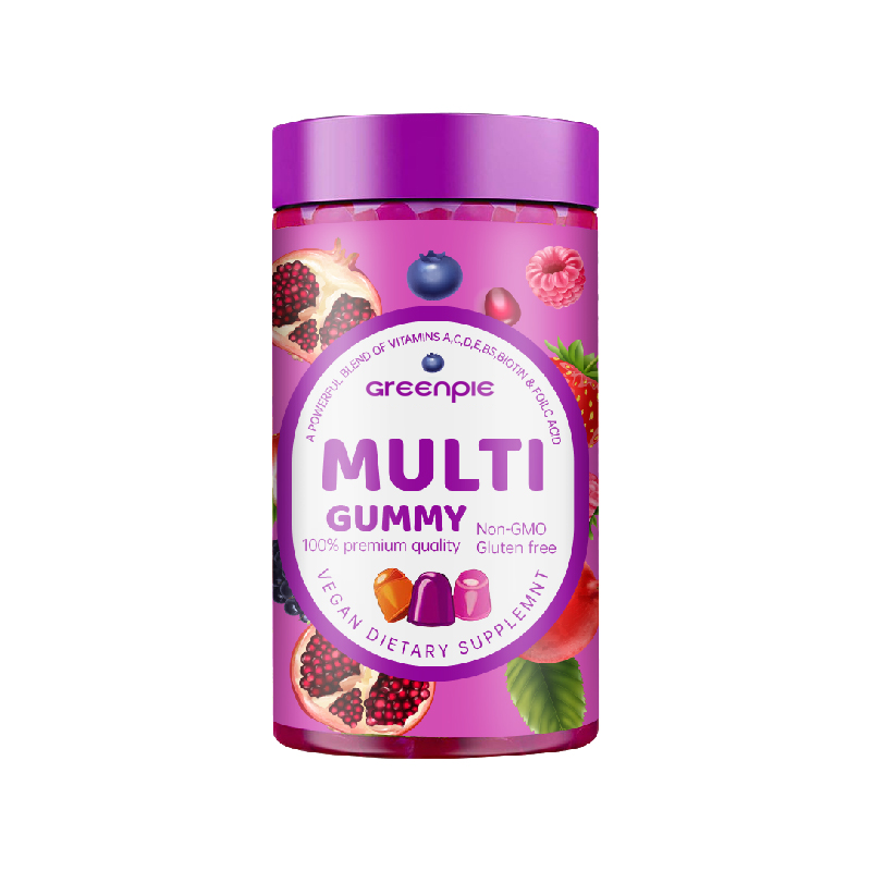Greenpie Custom Dietary Health Supplement Gummies Candy Multi Vitamins Gummy Candy With Biotin For Hair Skin Nails