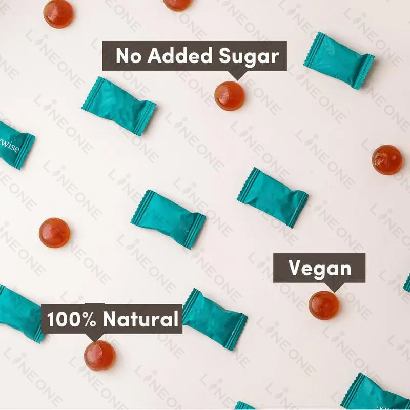 OEM Wholesales Low Sugar Gummy Candy Dietary Fiber Pure Himalayan Fudge Healthcare Supplement for Diary Requirement