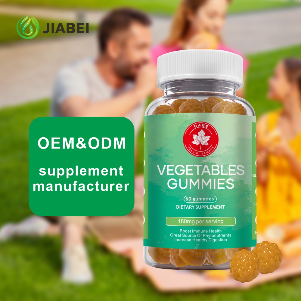 Factory supplements wholesale Vegetable Dietary Fiber Supplement Gummy Nutritional Balance for Adult Vitamins Promote Gut Health