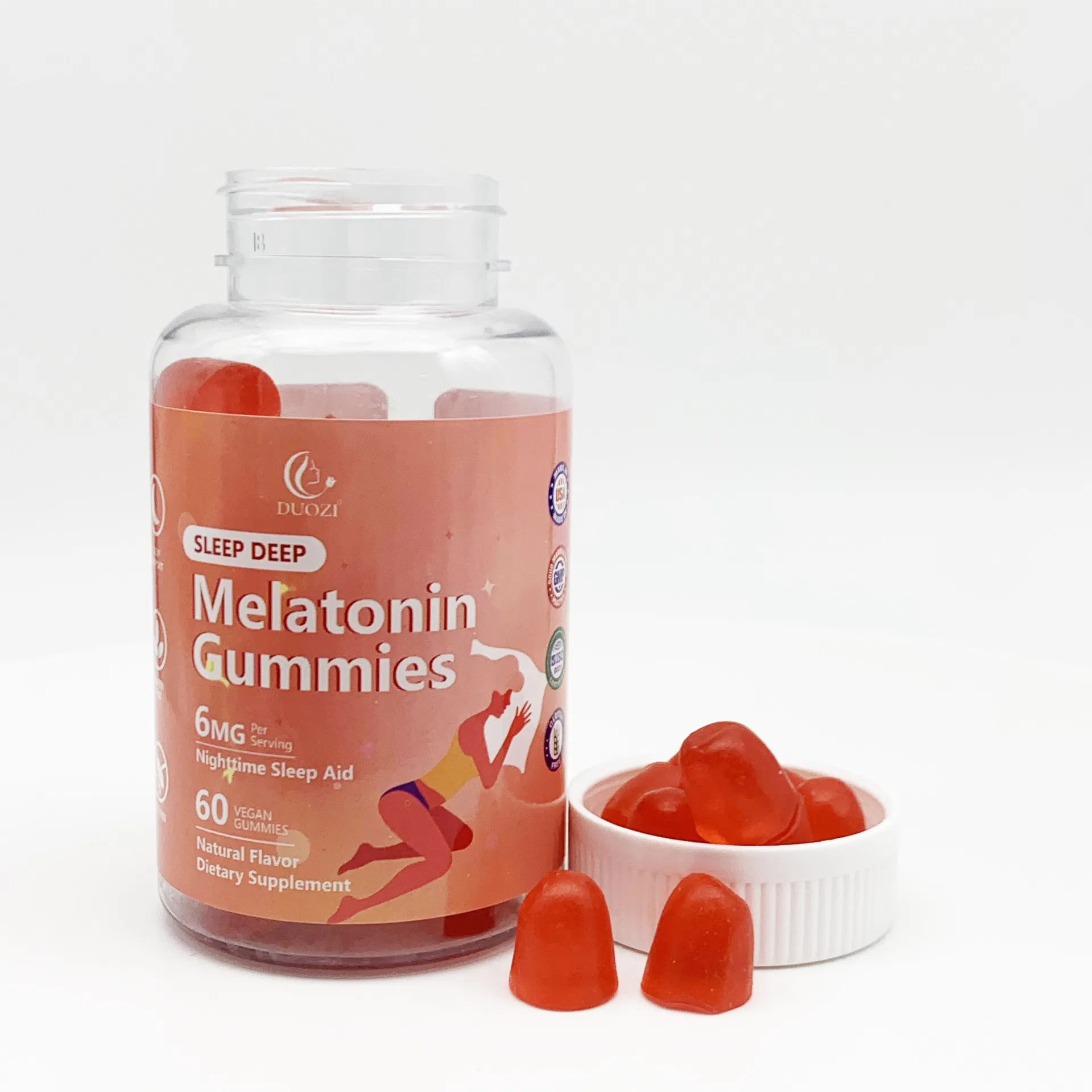 OEM Hot Selling - Natural Formula Fast-Acting Sleep Aid Deep Sleep Melatonin Gummies