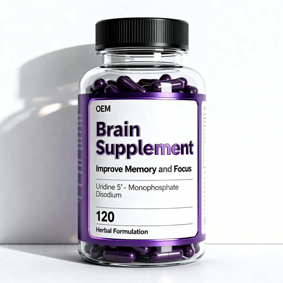 Natural Uridine Brain Health Supplement for Focus and Cognitive Function