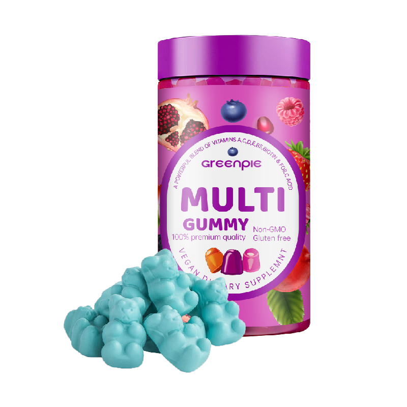 Greenpie Custom Dietary Health Supplement Gummies Candy Multi Vitamins Gummy Candy With Biotin For Hair Skin Nails