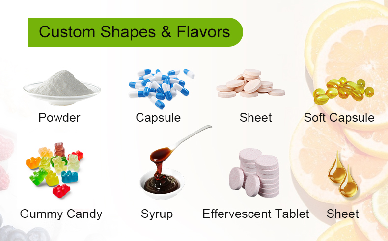 OEM Antioxidant Herbal Tablets Grape Seed Extract Herbs Natural Supplement Skin Care Accelerates Metabolism Nourishes Skin