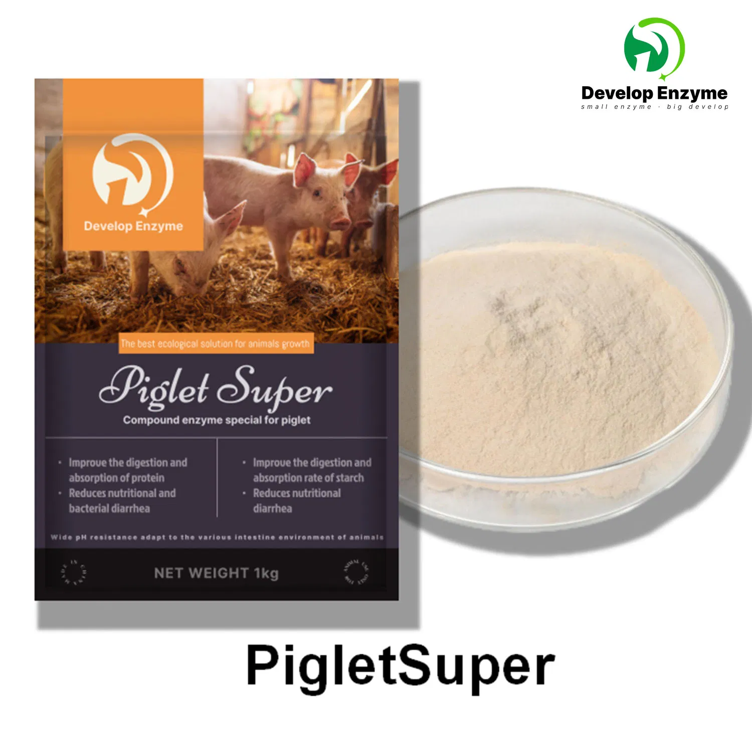 High Activity Compound Enzyme for Piglet Feed Enhance Gut Health and Growth