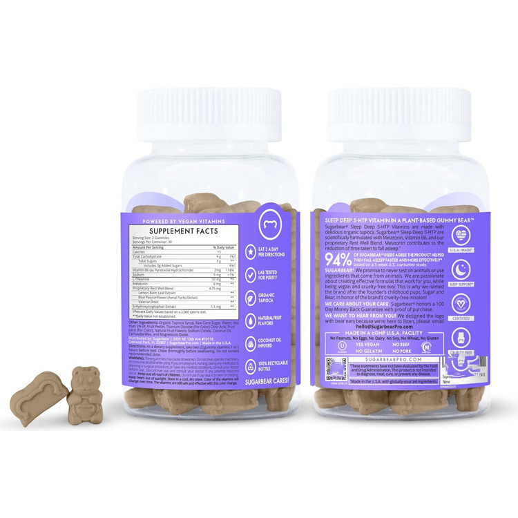 OEM Private Label Melatonin Sleep Aids Gummies