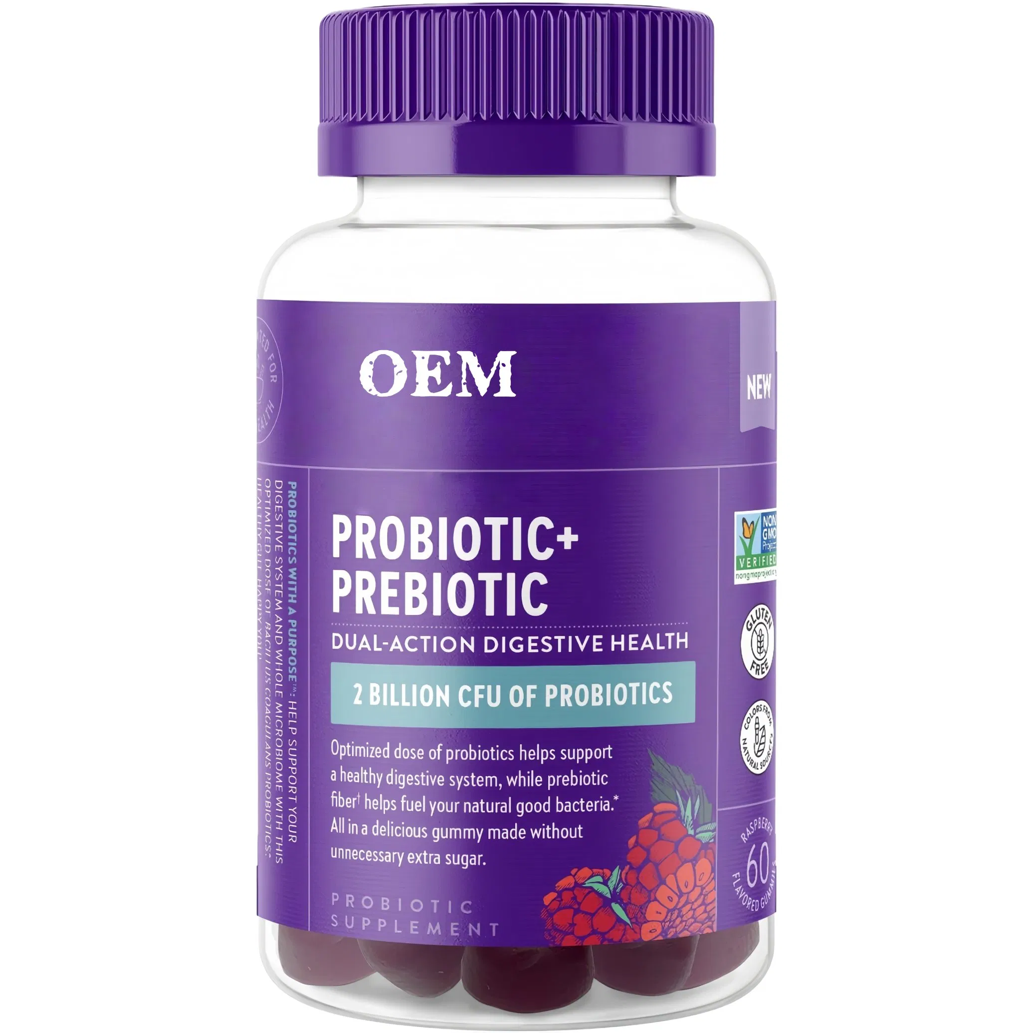 Women's Probiotic Gummies with Cranberry for Digestive and Immune Health
