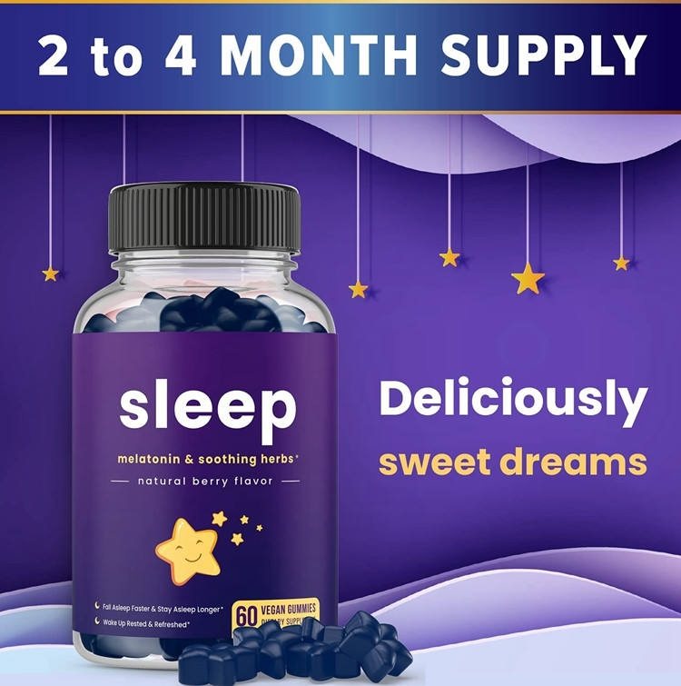 Sleep Aid Gummies Display
