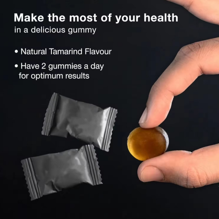 Private Label Shilajit Gummy Candy Organic Himalayan Fudge Supplement with Dietary Fiber for Adults