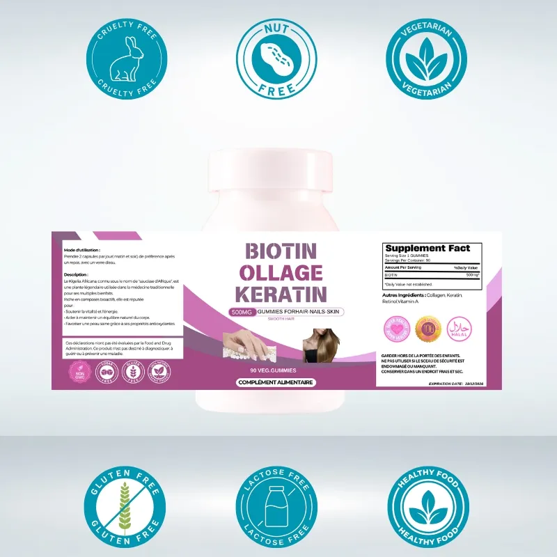 Premium Biotin Gummies for Enhanced Hair, Skin, and Nails