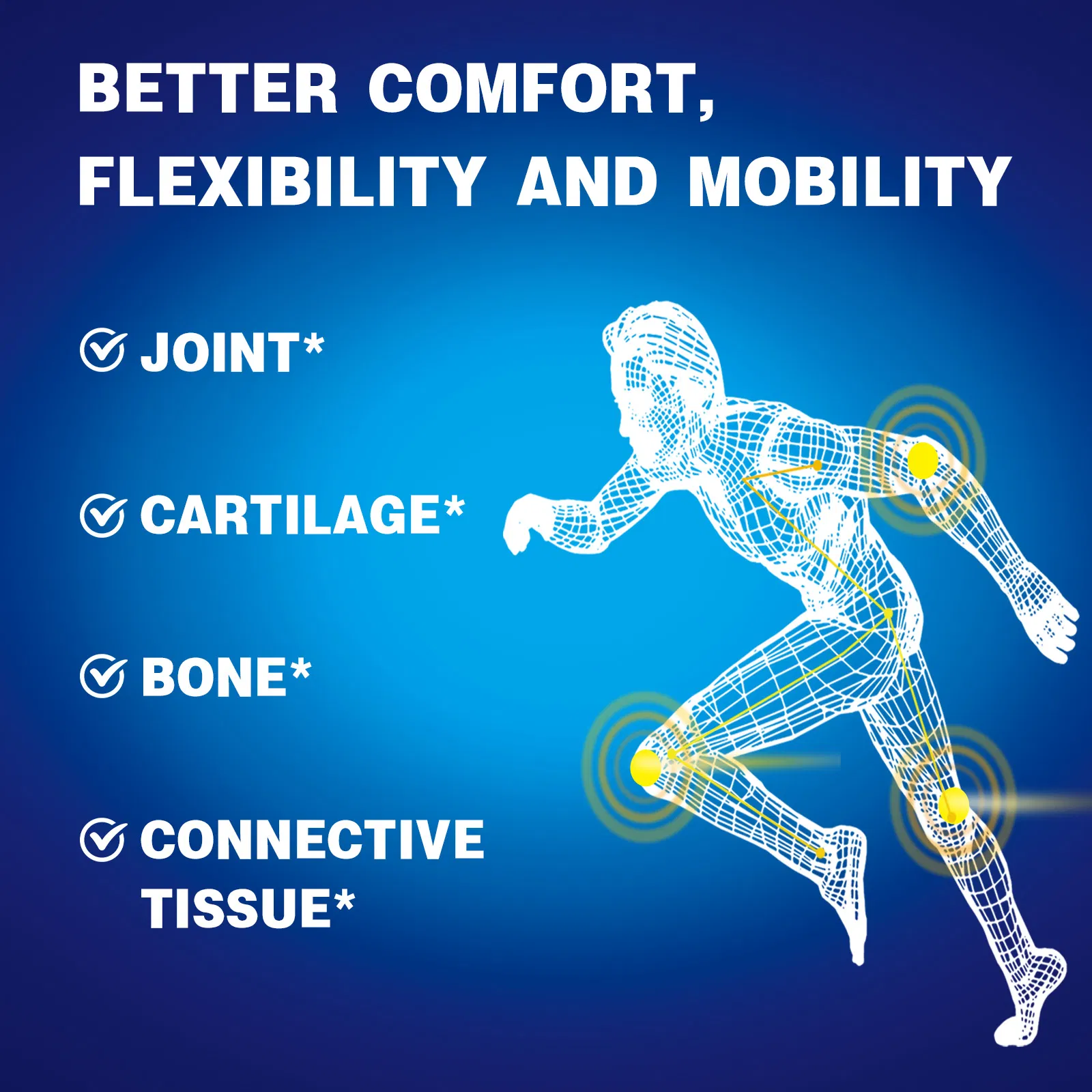 Bone & Joint Health Supplement with Collagen Peptide, Calcium & Vitamins D3/K2