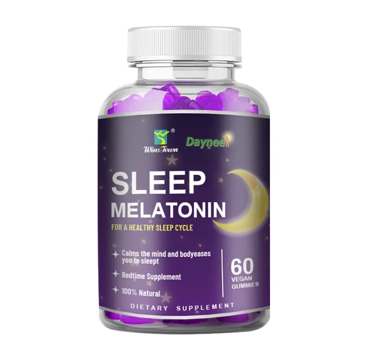 Private Label Melatonin Gummies Vegan Sleep Aid Gummy with Vitamin B6