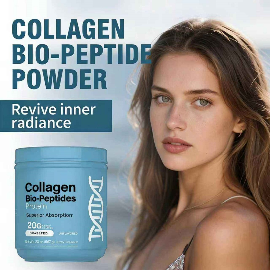 Bio-Peptides Protein Collagen Powder Hydrolyzed Collagen Peptides Supplement for Skin Hair