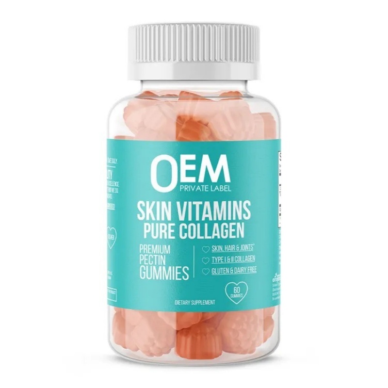 Private Label Apple Cider Vinegar Gummies Sea Moss Vitamin Candy Ashwagandha Supplement Gummy Vitamin Biotin Collagen Gummies