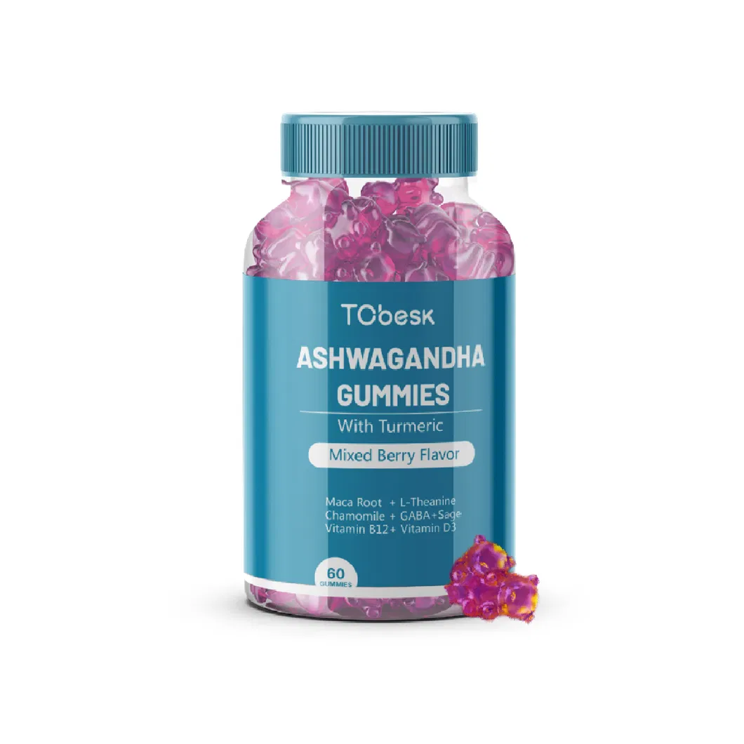 OEM Ashwagandha Gummies for Adults Support Immunity Ashwagandha Extract Supplement.