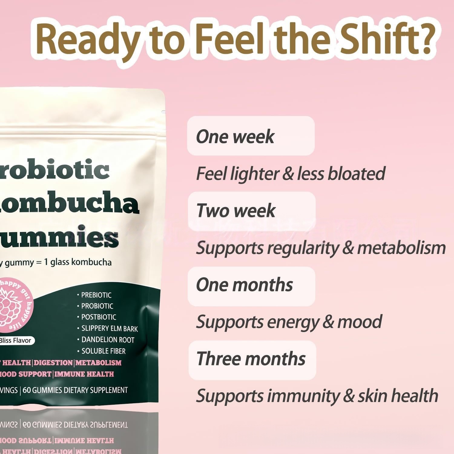 Probiotic Kombucha Gummies Detail 2