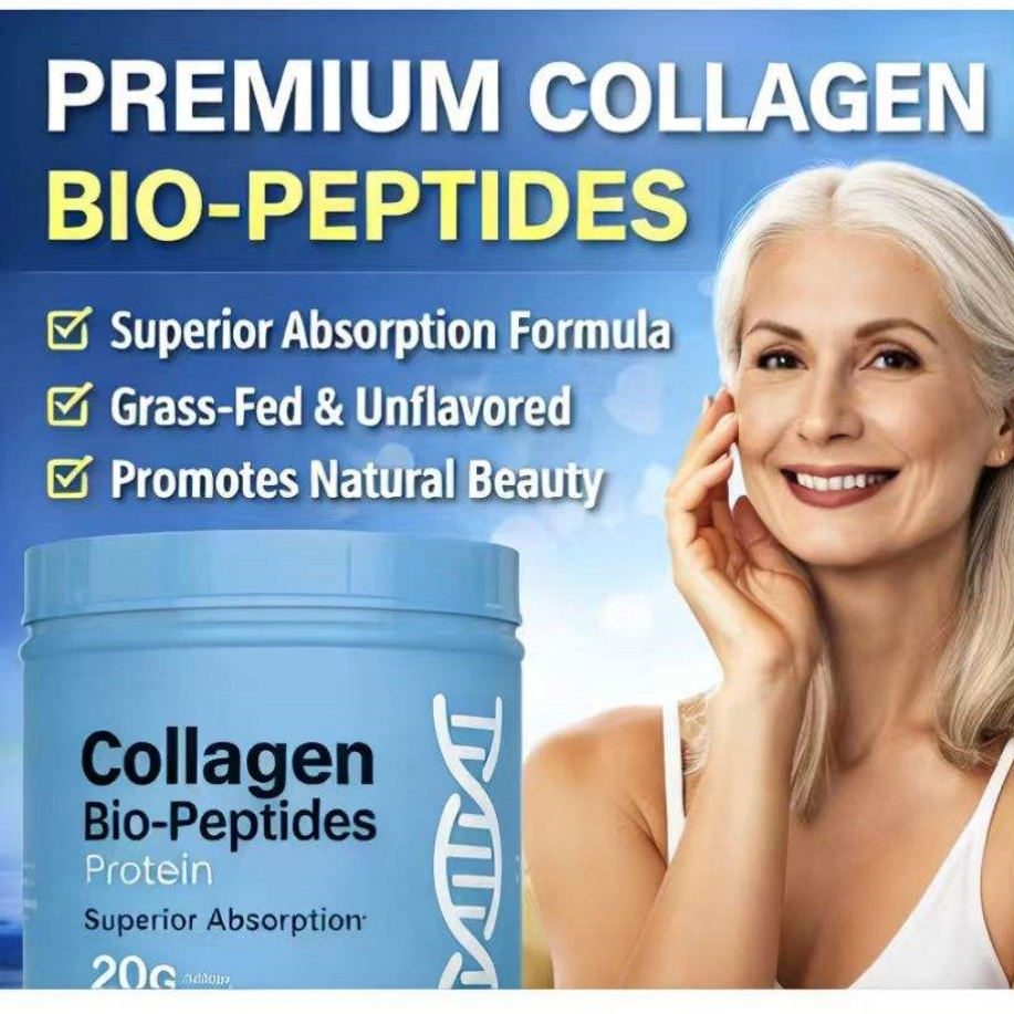 Bio-Peptides Protein Collagen Powder Hydrolyzed Collagen Peptides Supplement for Skin Hair